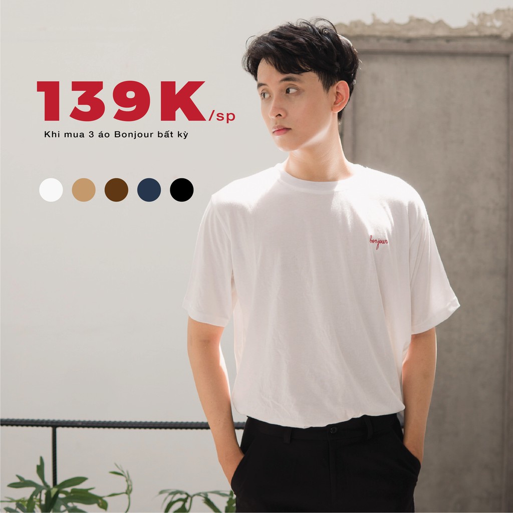 Áo thun Bonjour
