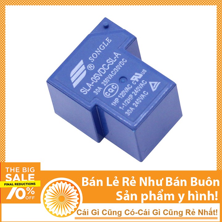 Relay Songle SLA 30A - 5V 4 Chân