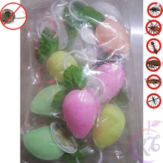  Long não thơm hình trái Xoài 10 cái bịch có dây treo - khử mùi xua đuổi chuột côn trùng kiến gián - băng phiến 