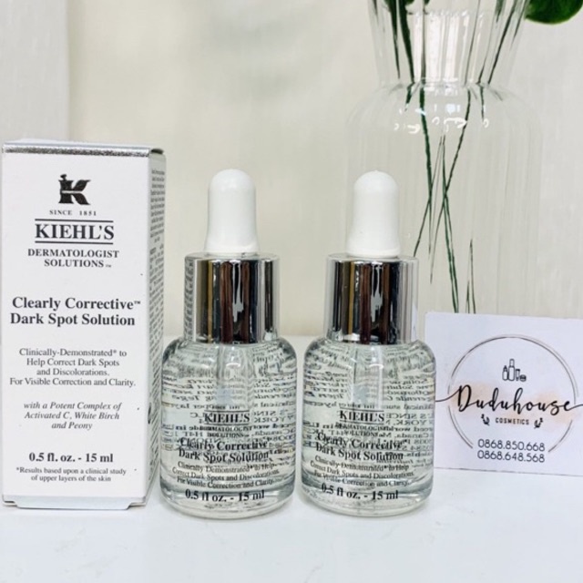 SERUM Giảm Thâm Nám Kiehl's Clearly Corrective Dark Spot Solution 4ml/15ml