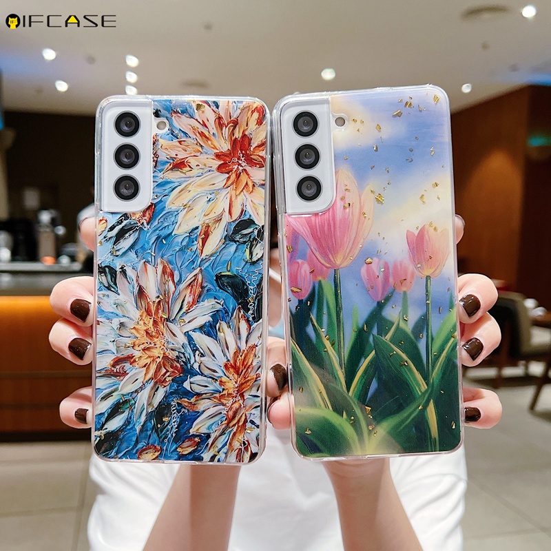 Ốp Điện Thoại Mềm Trang Trí Kim Tuyến Nhiều Màu Cho Samsung Galaxy S21 S20 Plus Ultra FE S21+ S20+ S21FE S20FE