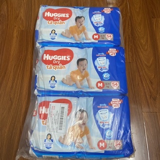 Tã Quần Huggies Size M54 - M108 - M162 miếng