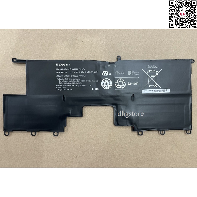 Pin laptop Sony Vaio SVP13, Pro13, Pro11, SVP132A1C, VGP-BPS38