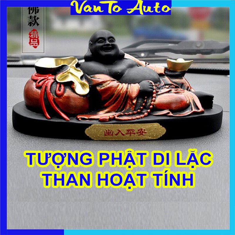 ⚡Video Thật⚡ Tượng Phật Di Lặc Than Hoạt Tính - Tượng Phật Di Lặc Để Trên Ô Tô, Bàn Làm Việc