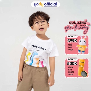 Quần sooc trẻ em YODY dành cho bé trai bé gái Kaki mềm mịn QJK4113