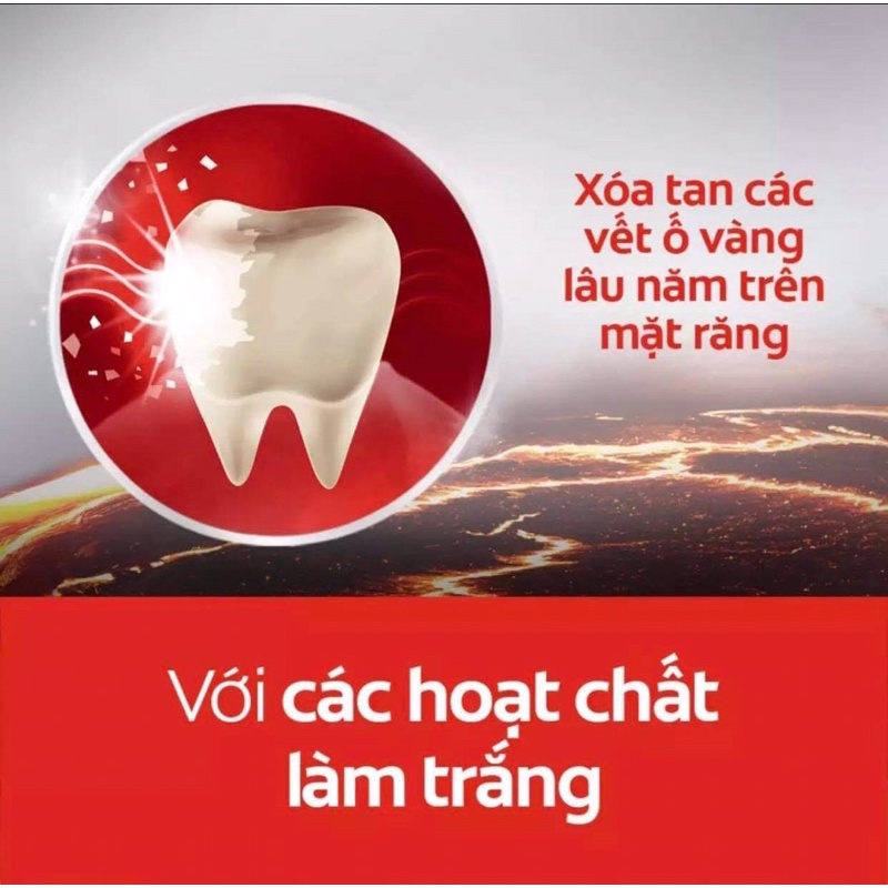 Kem đánh răng làm trắng sáng Colgate Optic White từ khoáng núi lửa 100g