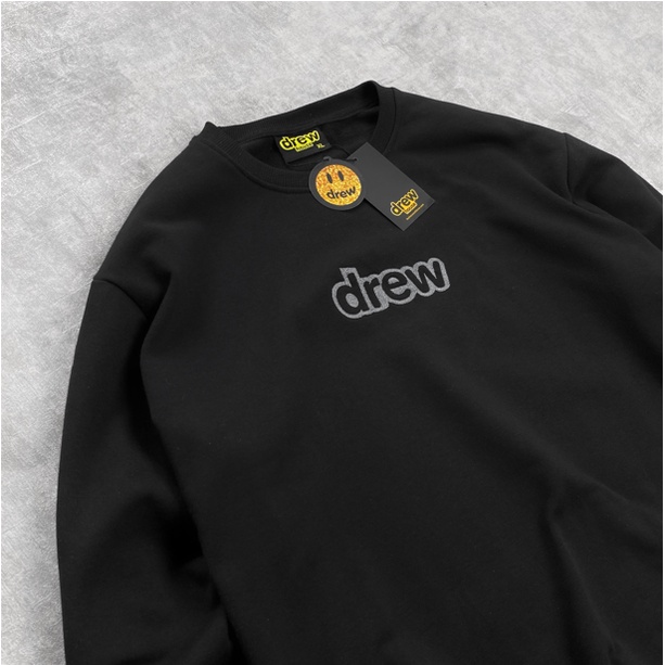 Áo Sweater Drew FOG SWDR01, Hình Thêu, Chất Nỉ Cao Cấp Form Unisex Nam nữ, full tag mác.