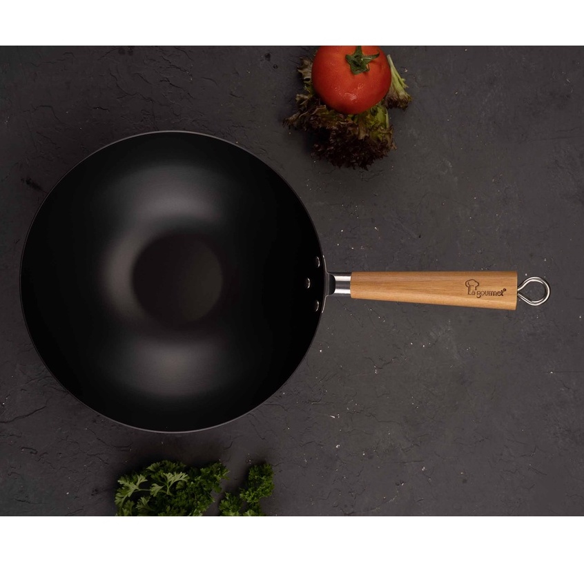 Chảo thép carbon La gourmet Blue Steel 28cm sâu - 360786