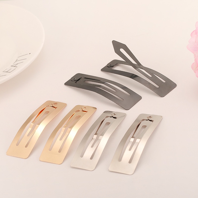 ♥️ GIÁ SỈ ♥️ Kẹp tóc vuông trơn loại đẹp - Phôi kẹp tóc vuông làm handmade - Yêu Handmade
