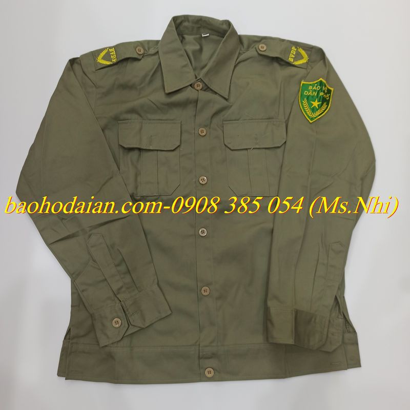 Trang phục dành cho bảo vệ dân phố- Hình thật