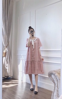 Đầm bầu công sở suông