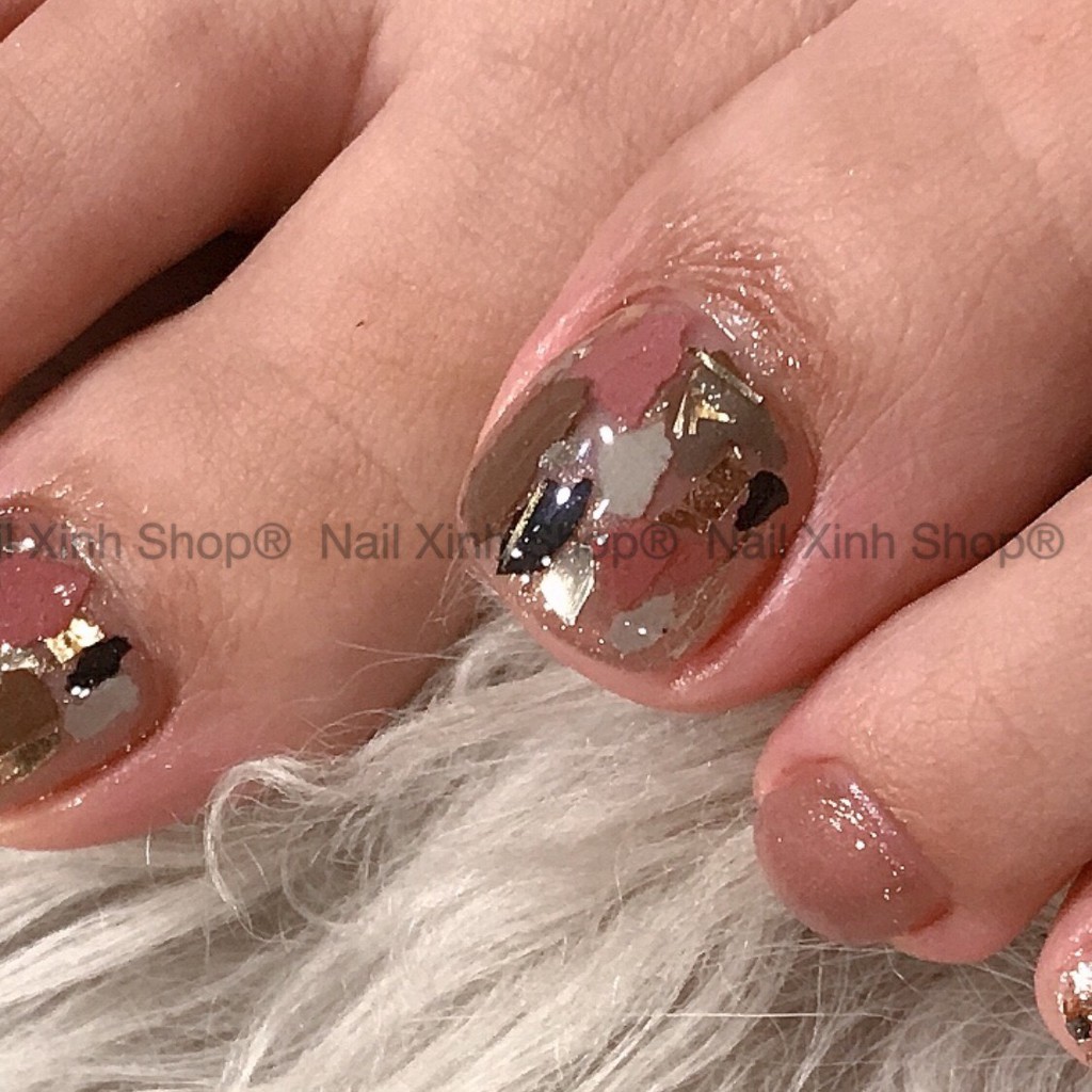 Xà cừ đắp móng ẩn vân đá trang trí móng nail, phụ kiện nail hot 2020