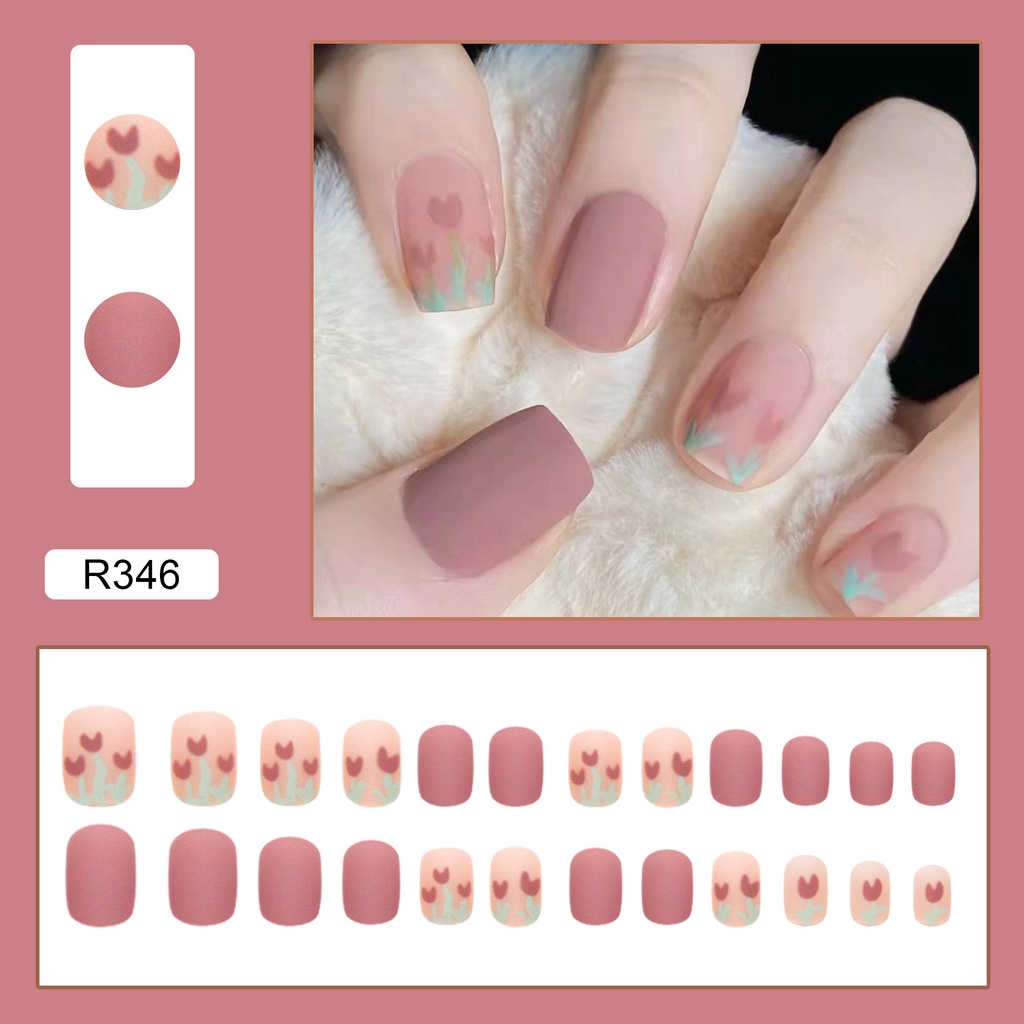 Móng giả /KÈM KEO/ nails xinh mã [R341-380]