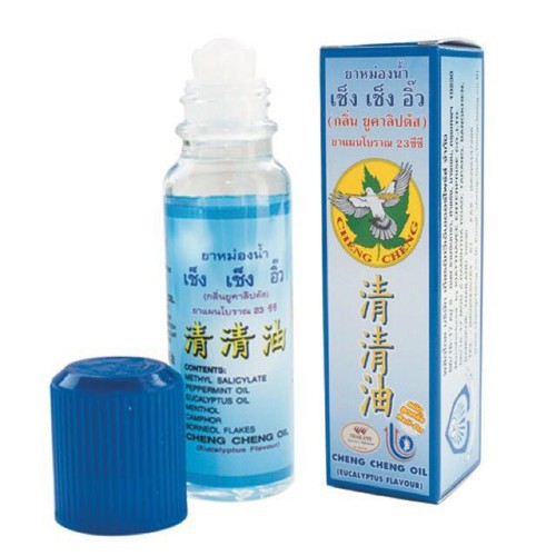 DẦU GIÓ LĂN CHENG CHENG XANH CHÍNH HÃNG THÁI LAN 23 ML