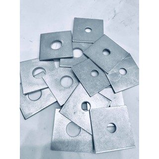 [Long Đền Vuông][50 Con][dày 2.3 mm] long đền vuông xi trắng dày 2.3 ly dùng với bu lông, con tán hoặc ốc vít