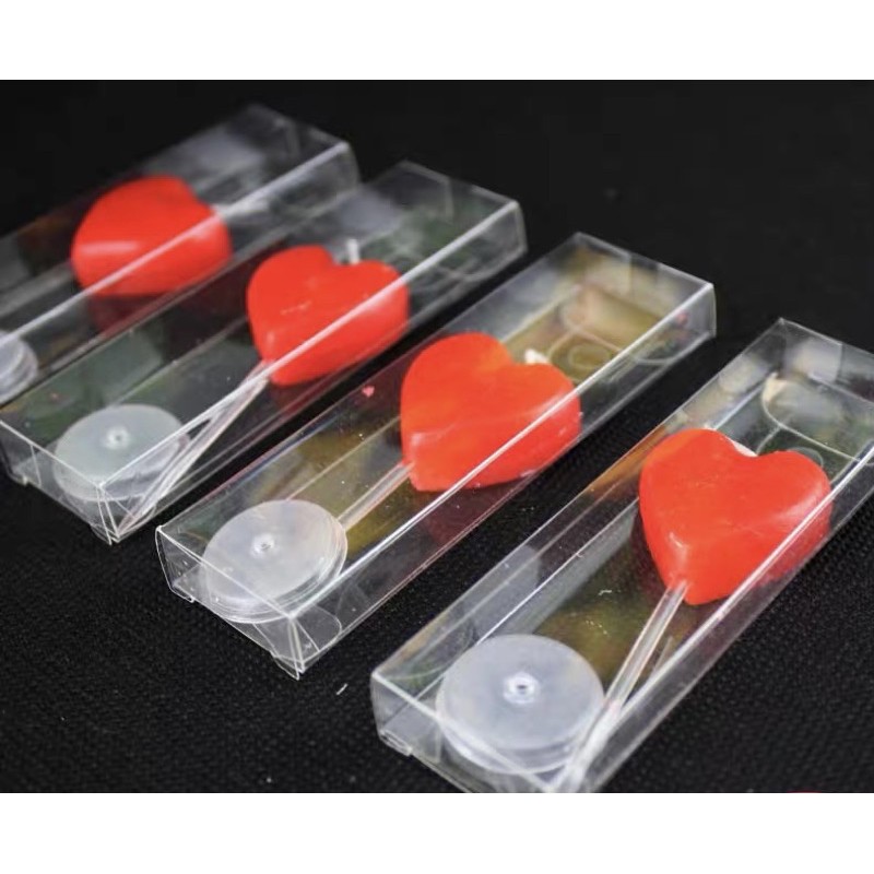 Set 5 Nến Sinh Nhật hình Trái Tim 3D dễ thương - Hàng cao cấp