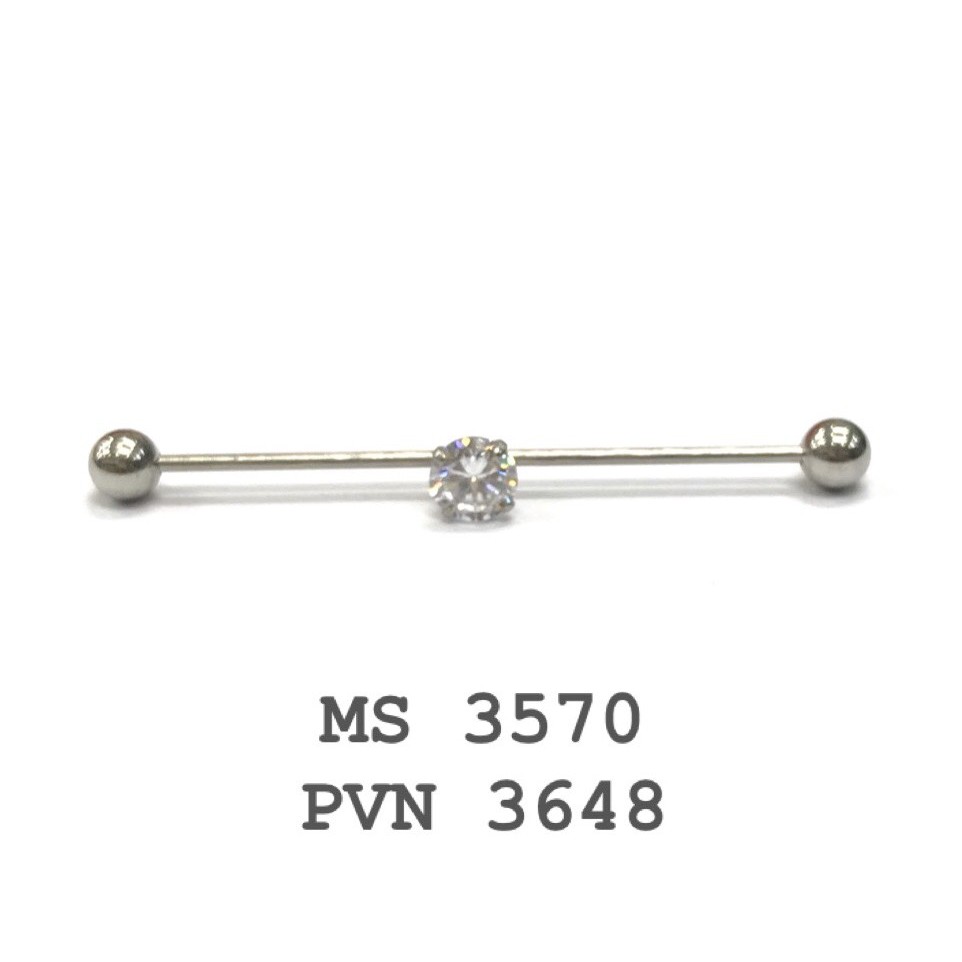 Khuyên Indus gắn đá MS 3570