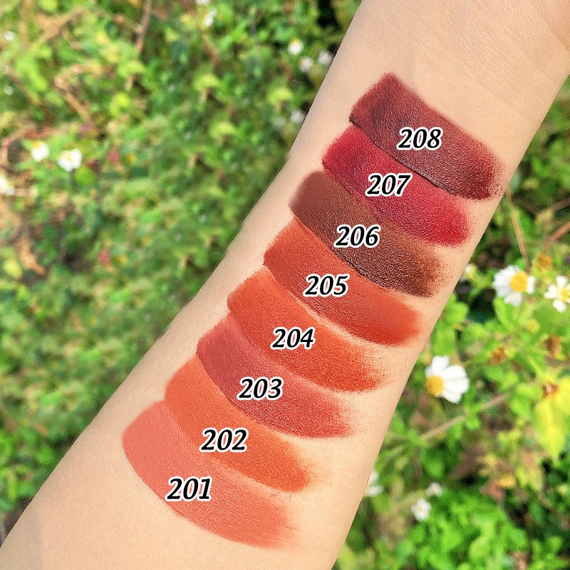 Son Kem Lì Wodwod Nơ Hồng Thiết Kế Vuông Xinh Xắn Nội Địa Trung