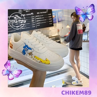 Giày thể thao sneakers nữ ❤️FREESHIP❤️tom & jerry độn đế siêu hot hit