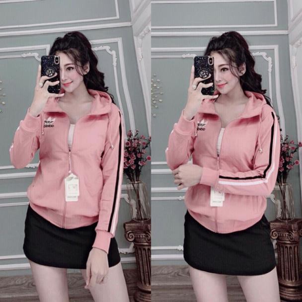 Áo khoác nữ Áo khoát nữ thun da cá chống nắng tản nhiệt d.a.s 2 sọc hàng đẹp nhiều màu lựa chọn-A372