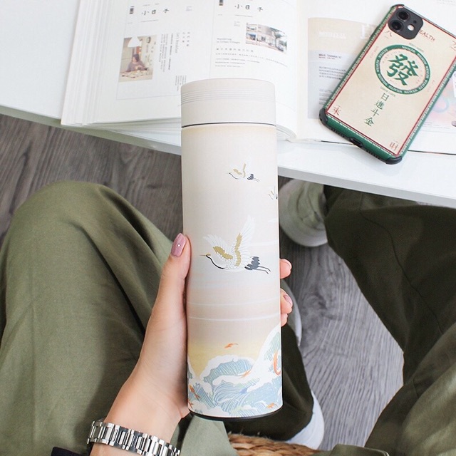 Bình giữ nhiệt inox 3 lớp xuất nhật 500ml.