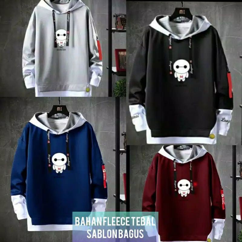 Áo khoác Hoodie in hình quái vật lớn cá tính cho nam | Quà tặng thời trang nam | BigBuy360 - bigbuy360.vn