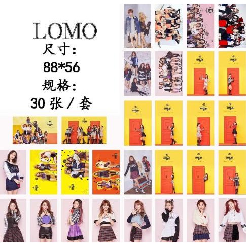 [MUA1 TẶNG1] 20 mẫu lomo card 30 ảnh Twice siêu nét 1080 HD