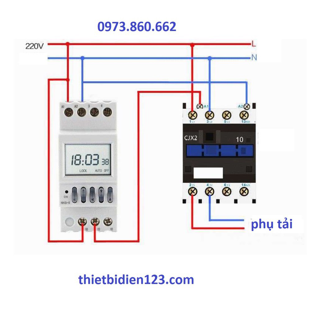 Timer tháng , Timer hẹn giờ chu kỳ tháng -TBĐ