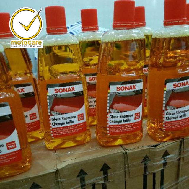 [Kèm bao tay rửa xe] Nước rửa xe Sonax đậm đặc 1L