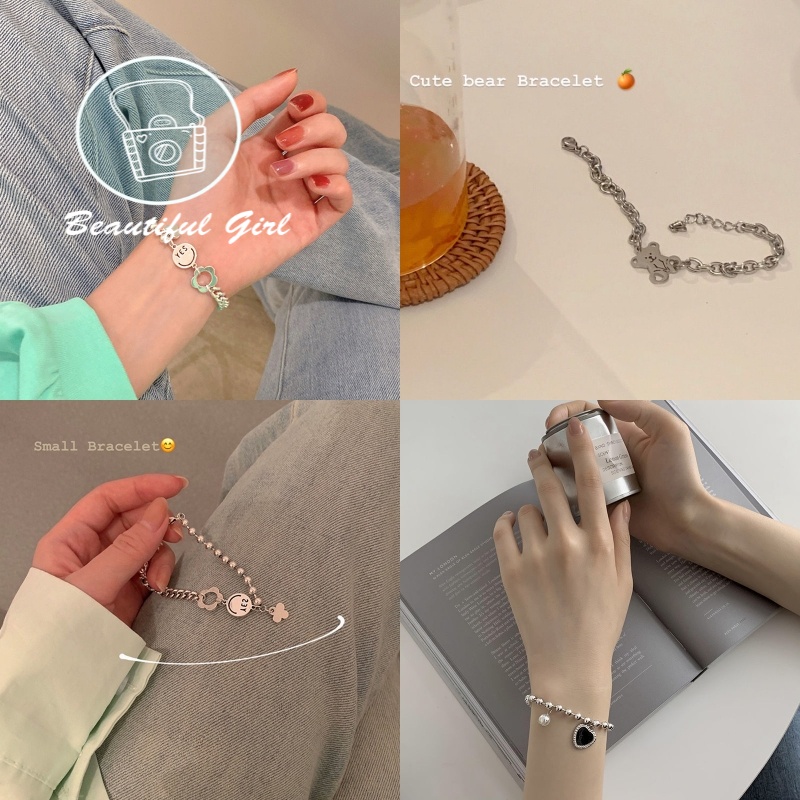 Vòng tay đính hạt ngọc trai tùy chọn kiểu dáng thời trang Hàn Quốc cho nữ
 | BigBuy360 - bigbuy360.vn