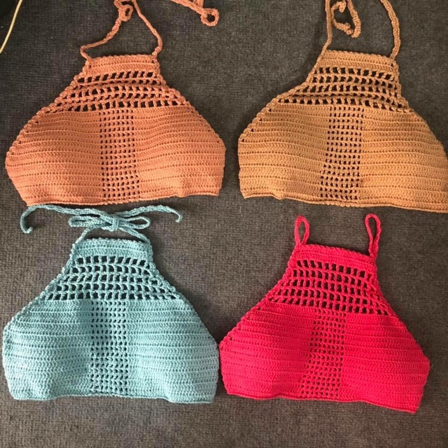 Áo bikini len móc cực xinh hình thật | BigBuy360 - bigbuy360.vn