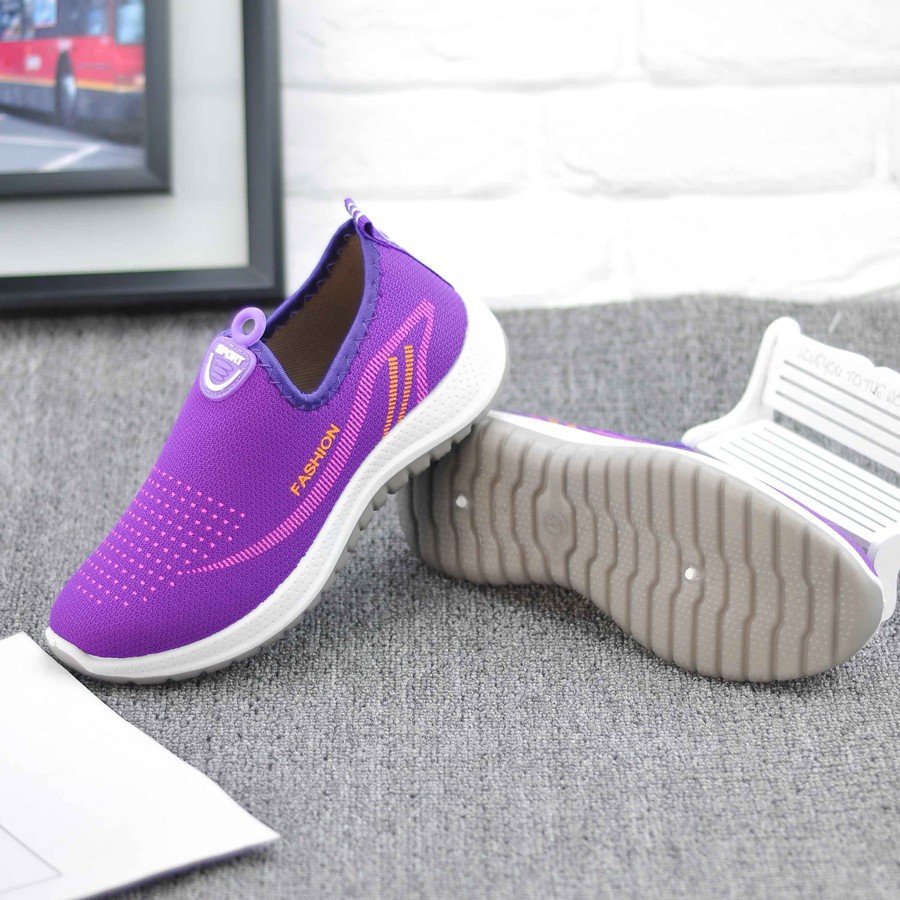 Giày thể thao năng động nam nữ giày chấm bi fashion giày đi chơi, giày tập gym, 2 màu đỏ tím G8 giày thể thao rẻ đẹp bền | BigBuy360 - bigbuy360.vn