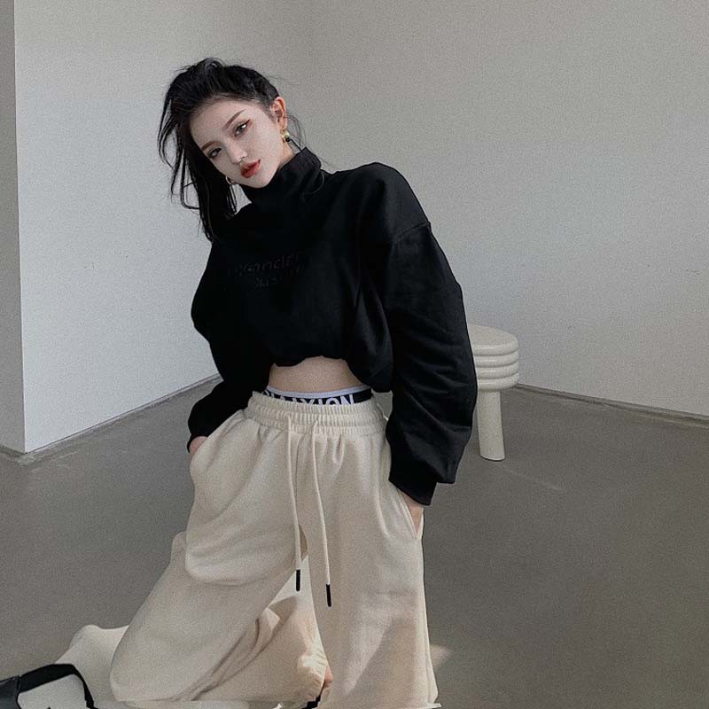 Ulzzang ( 얼짱) - ÁO NỈ THU ĐÔNG CỔ LỌ THỜI TRANG NỮ (CHẤT DÀY)