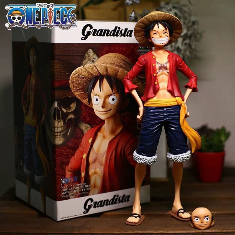 Mô hình figure Luffy onepice  siêu to 28cm [ Có 3 mặt thay thế ] Cực nét