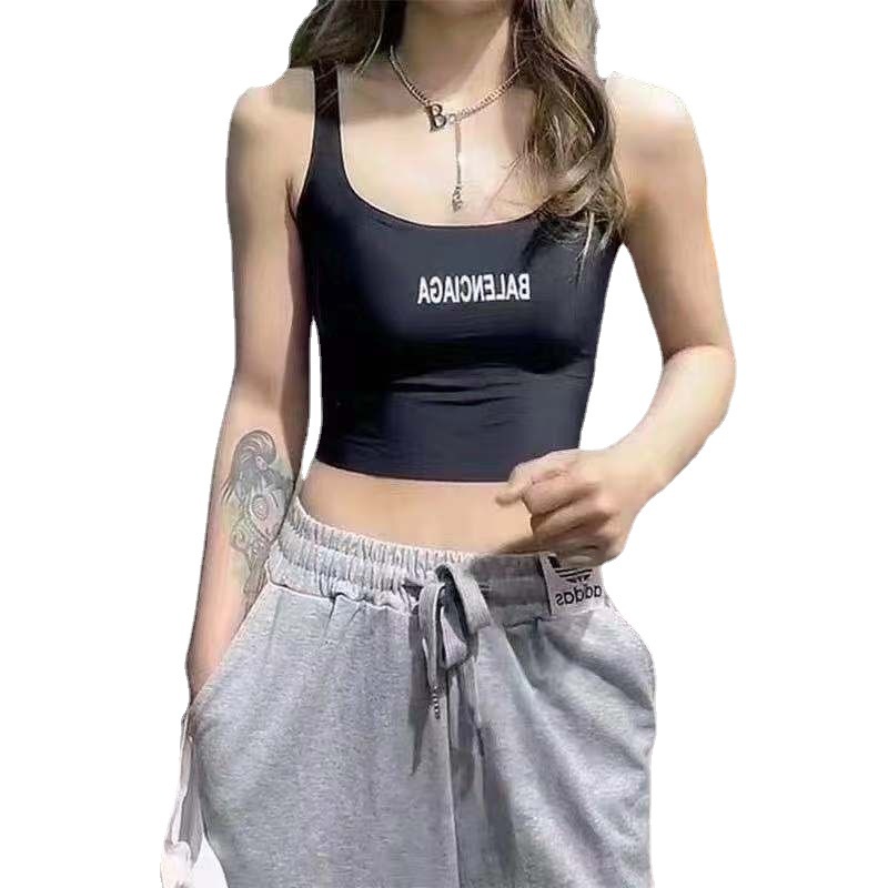 Áo Ngực Cotton 2 Dây Có Đệm Mút Mỏng Cho Nữ Tập Gym, Thể Thao DAN L&amp;U A2109