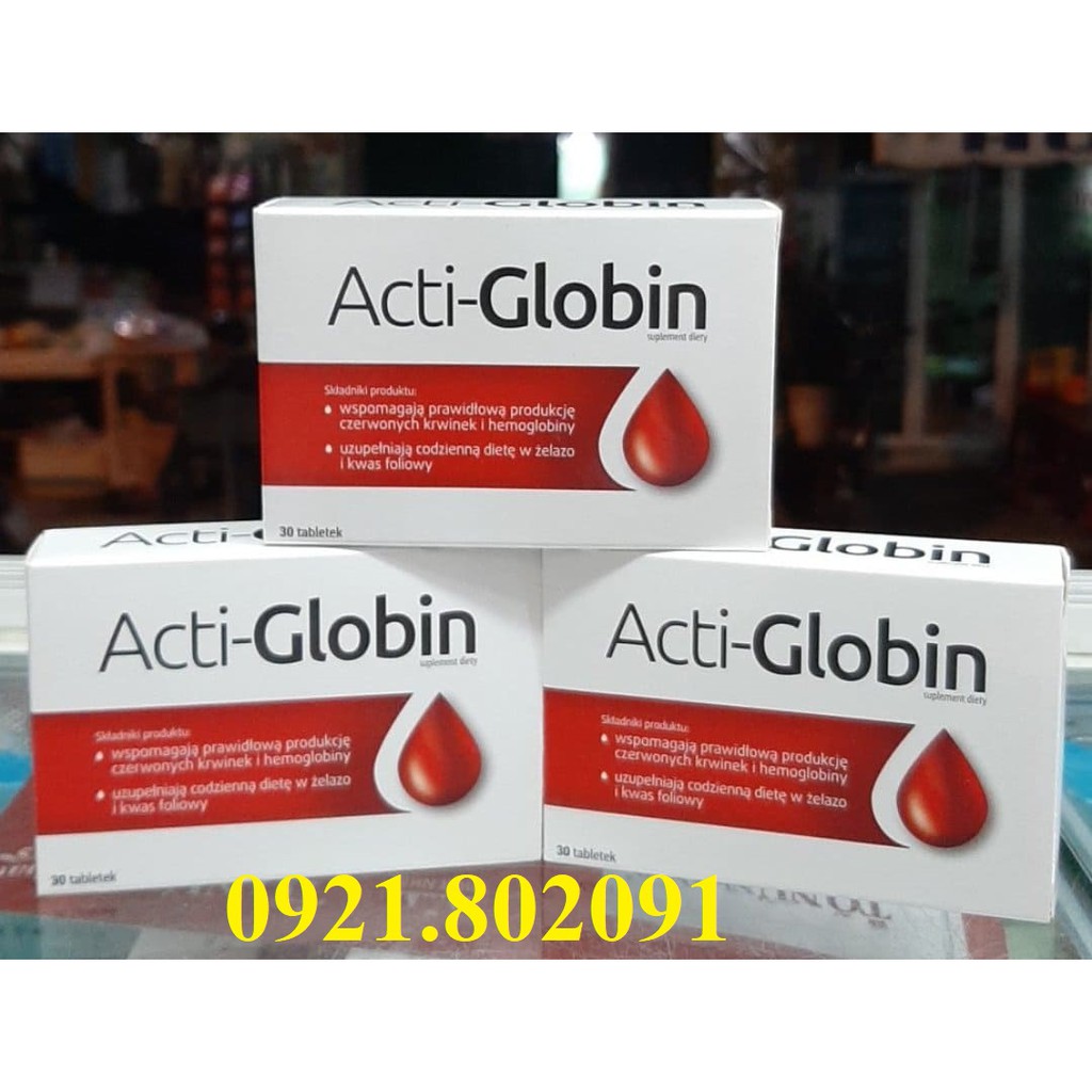acti-globin viên sắt bổ máu từ balan