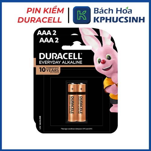 Pin kiềm Duracell Everyday aaa vỉ 2 viên KPHUCSINH - Hàng Chính Hãng