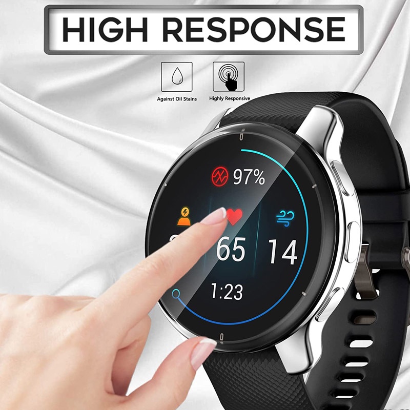 Ốp Bảo Vệ Màn Hình Bằng TPU Mềm HD Cho Garmin Venu 2 Plus/Venu 2 Plus