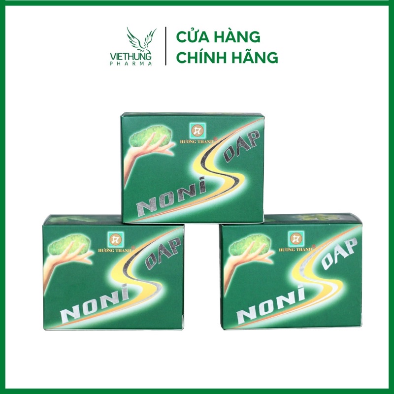 Xà Bông Nhàu Hương Thanh Noni Soap, xà phòng thảo dược giúp mềm mịn da, loại bỏ tế bào chết, bánh 80g