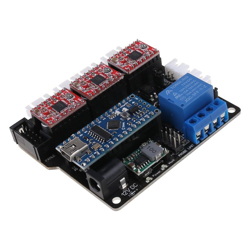 Bảng Mạch Điều Khiển Động Cơ Bước Usb 3 Trục