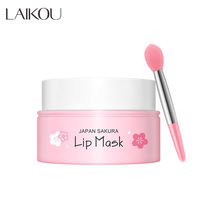 Mặt nạ môi giảm nếp nhăn môi hoa anh đào Nhật Bản Laikou 8g LAIKO nội địa trung LKMN011