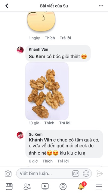 Combo 1kg nhân óc chó nếp