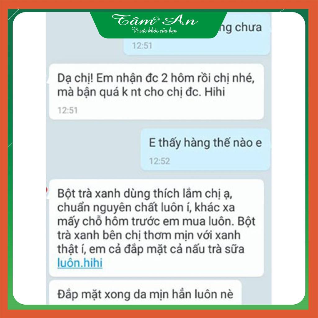 {TÂM AN - Trà Thật} Bột trà xanh nguyên chất 100% - 100gr- đắp mặt - làm mặt na -làm đẹp da -chăm sóc da | BigBuy360 - bigbuy360.vn