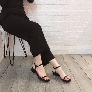 Sandal da lộn 2 phân quai cài mẫu mới