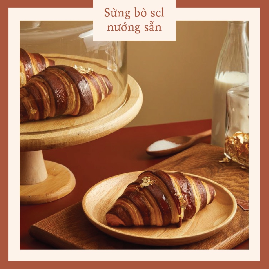 🥐 Bánh sừng bò Croissant socola nướng sẵn giá sỉ - Le Gâteau