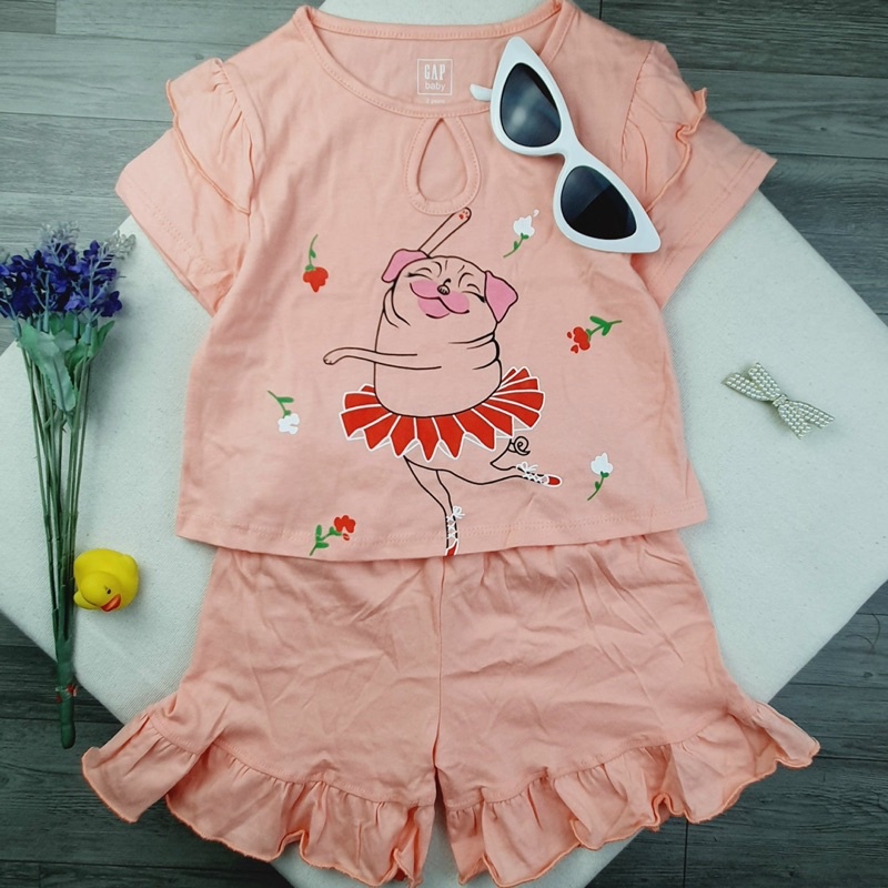 Bộ Cotton Bé Gái 10-25kg, Bộ Quần Áo Bé Gái Cotton