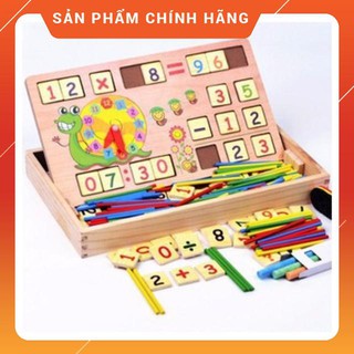 Bảng ghép nam châm que tính gỗ