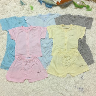 Bộ Cộc Tay Nou Baby Cài Khuy Thẳng Cho Bé Trai Và Bé Gái