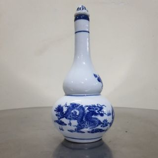 Hồ lô phong thủy sứ Bát Tràng Việt Nam cao 23cm