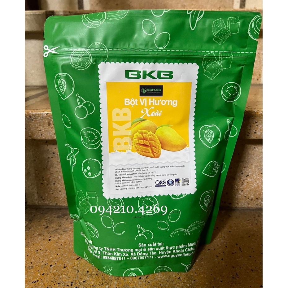 Bột Vị Xoài BKB gói 1kg- DỄ DÀNG PHA CHẾ TRÀ SỮA XOÀI GIÁ RẺ MÀ THƠM NGON